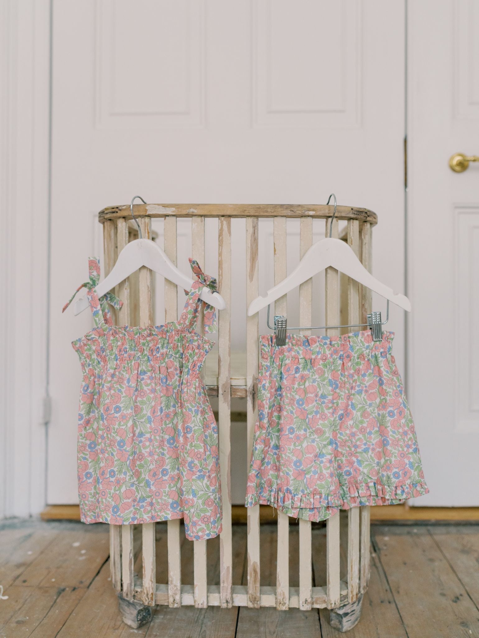 Coral Floral Felicity Girl Set