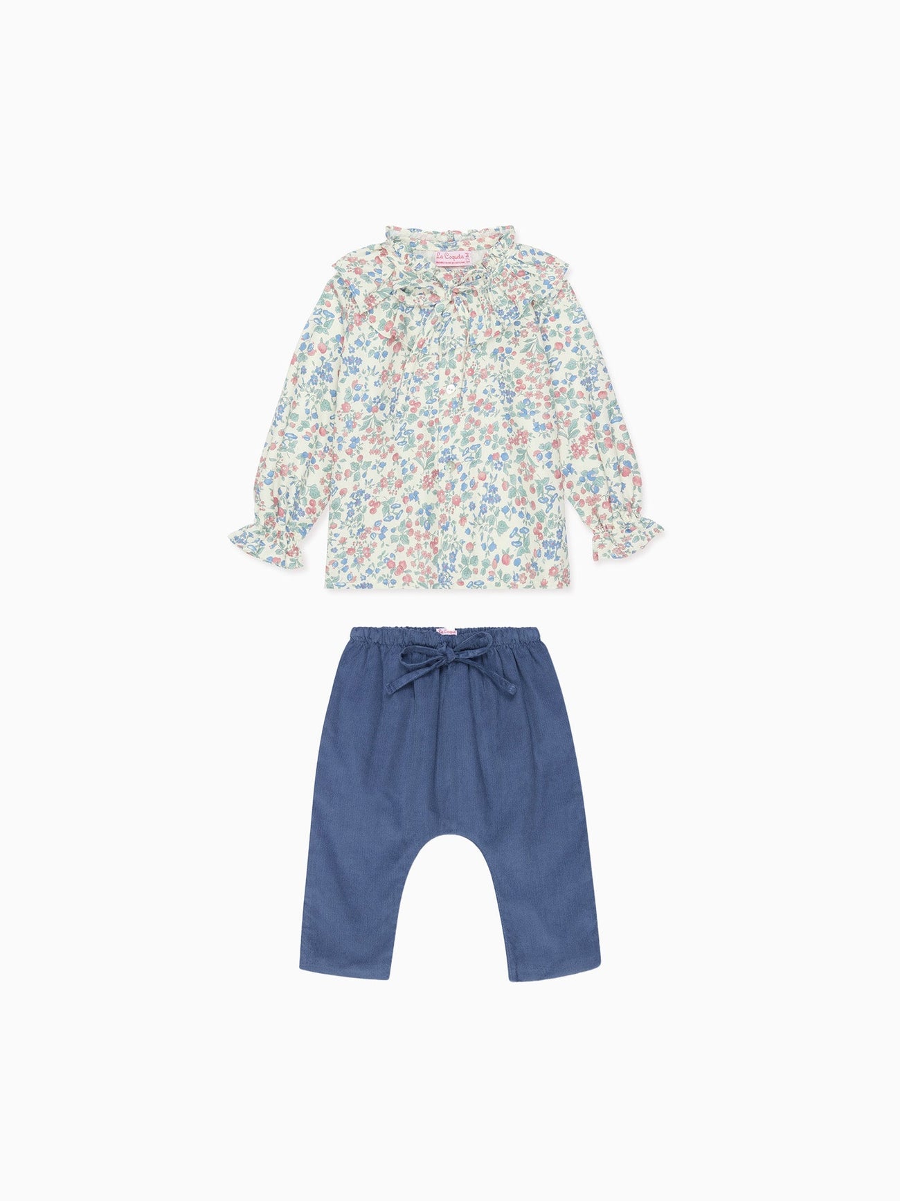 Felixia Baby Girl Shirt & Alex Baby Trousers Outfit Bundle