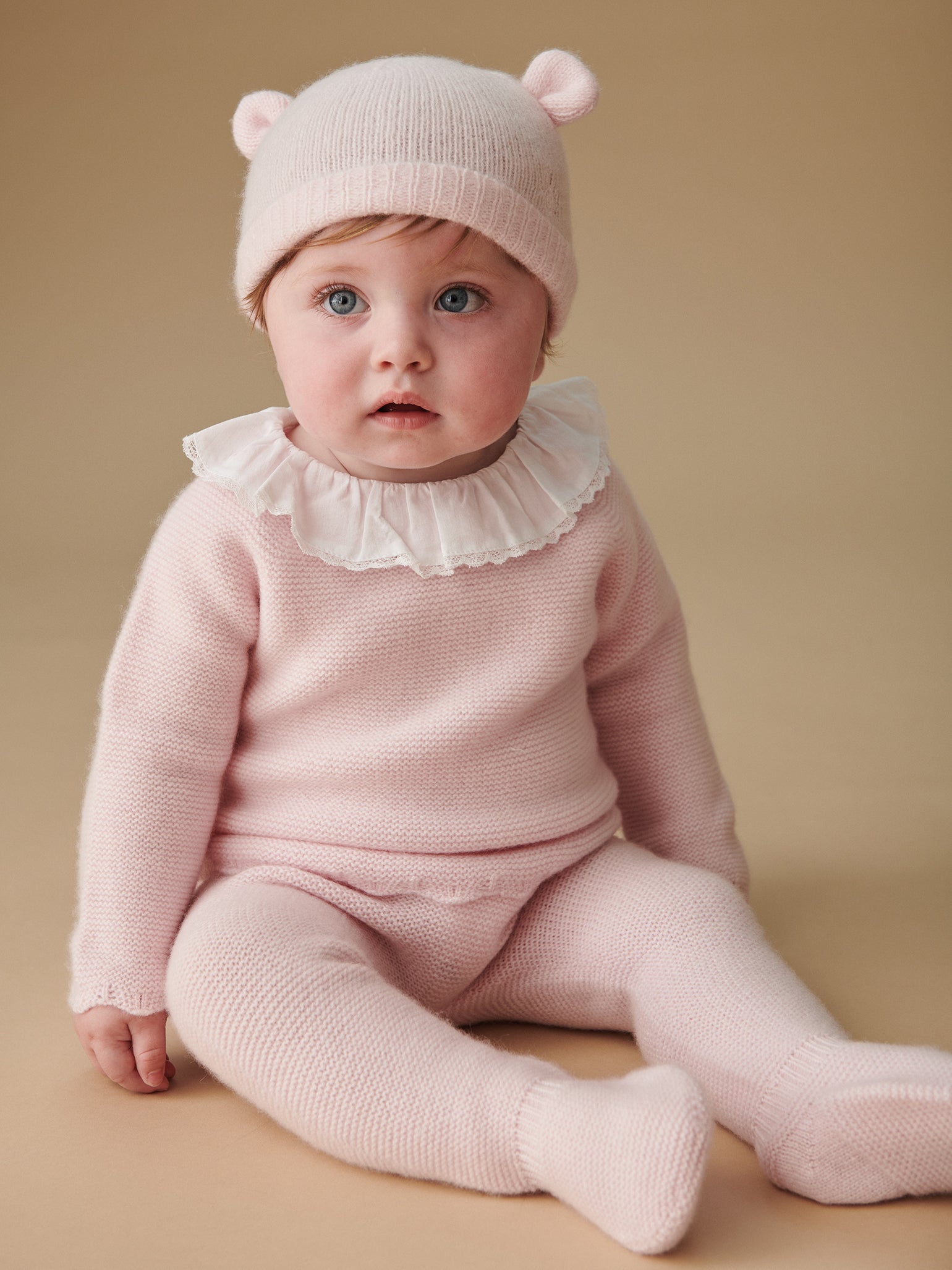 Pink Fernanda Cashmere Baby Girl Set