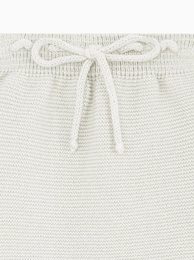 Ivory Fino Cotton Baby Knitted Trousers