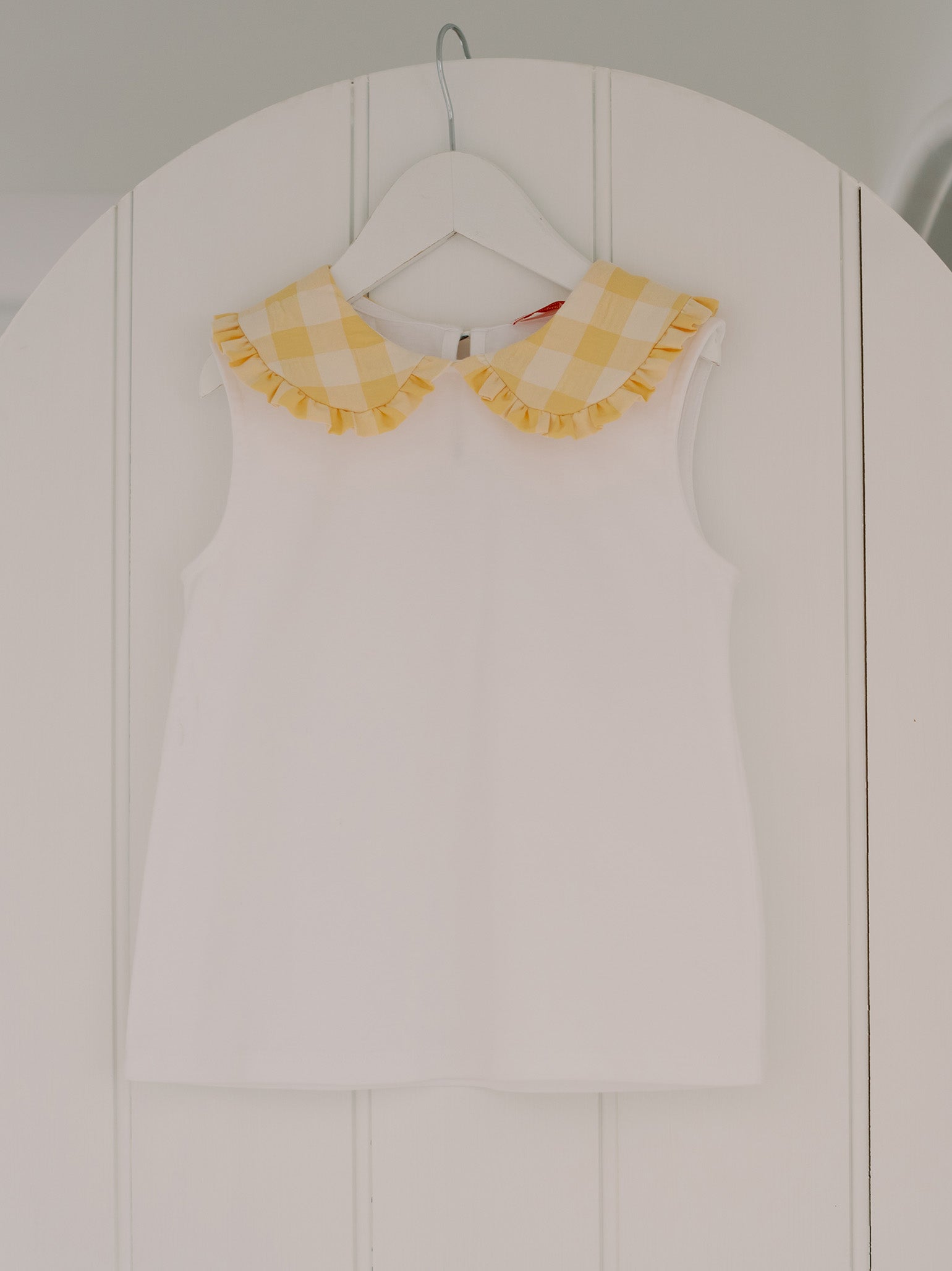 Yellow Gingham Florentina Girl Top