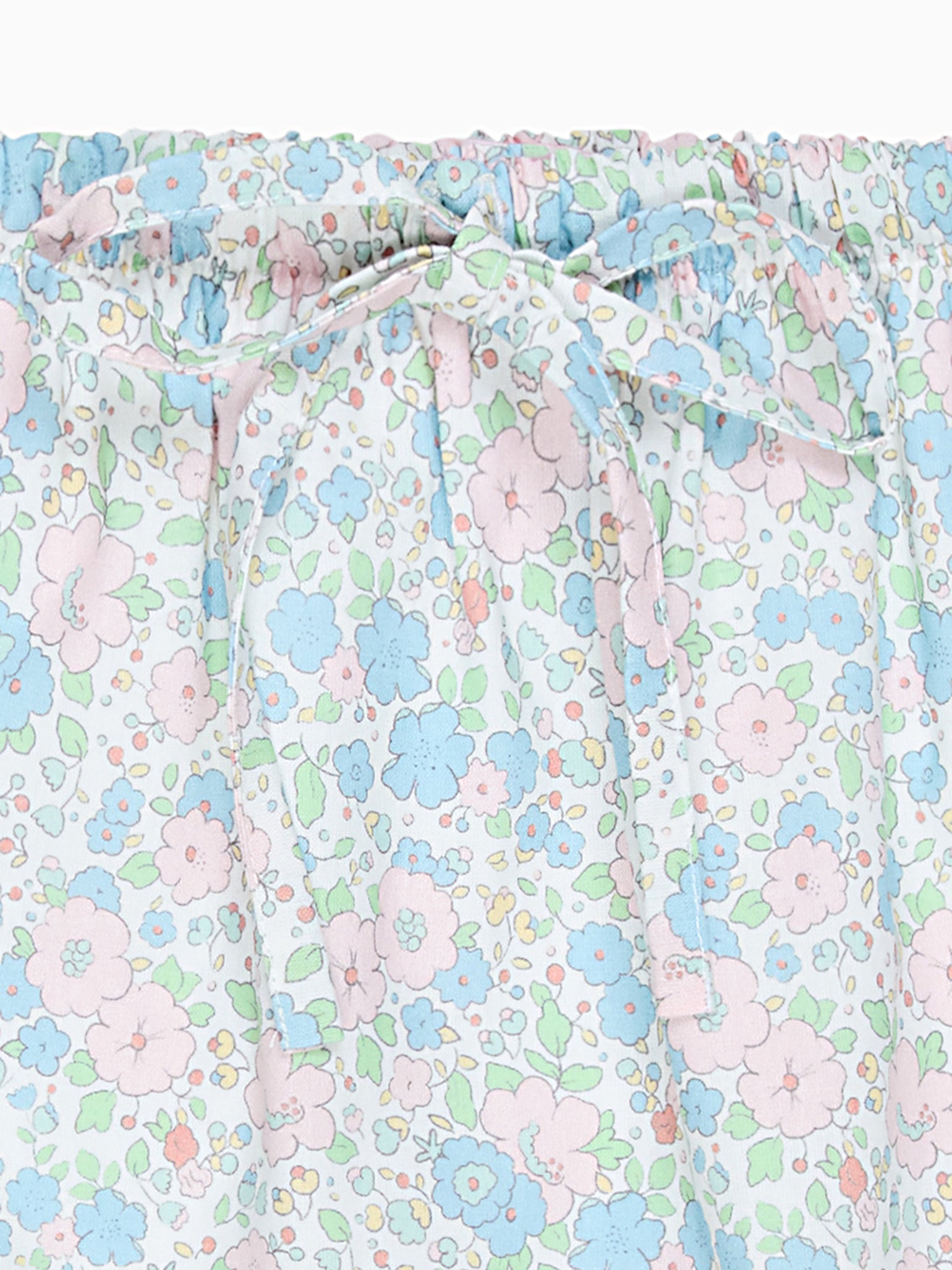 Blue Floral Forna Baby Girl Trousers