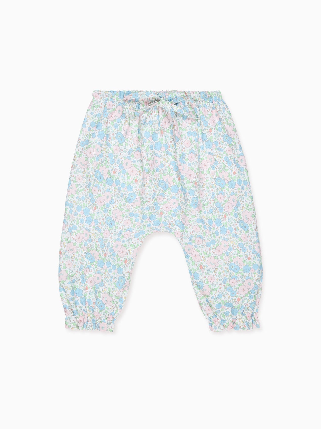 Blue Floral Forna Baby Girl Trousers