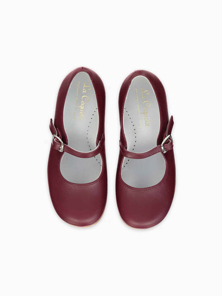 Maroon mary best sale jane shoes