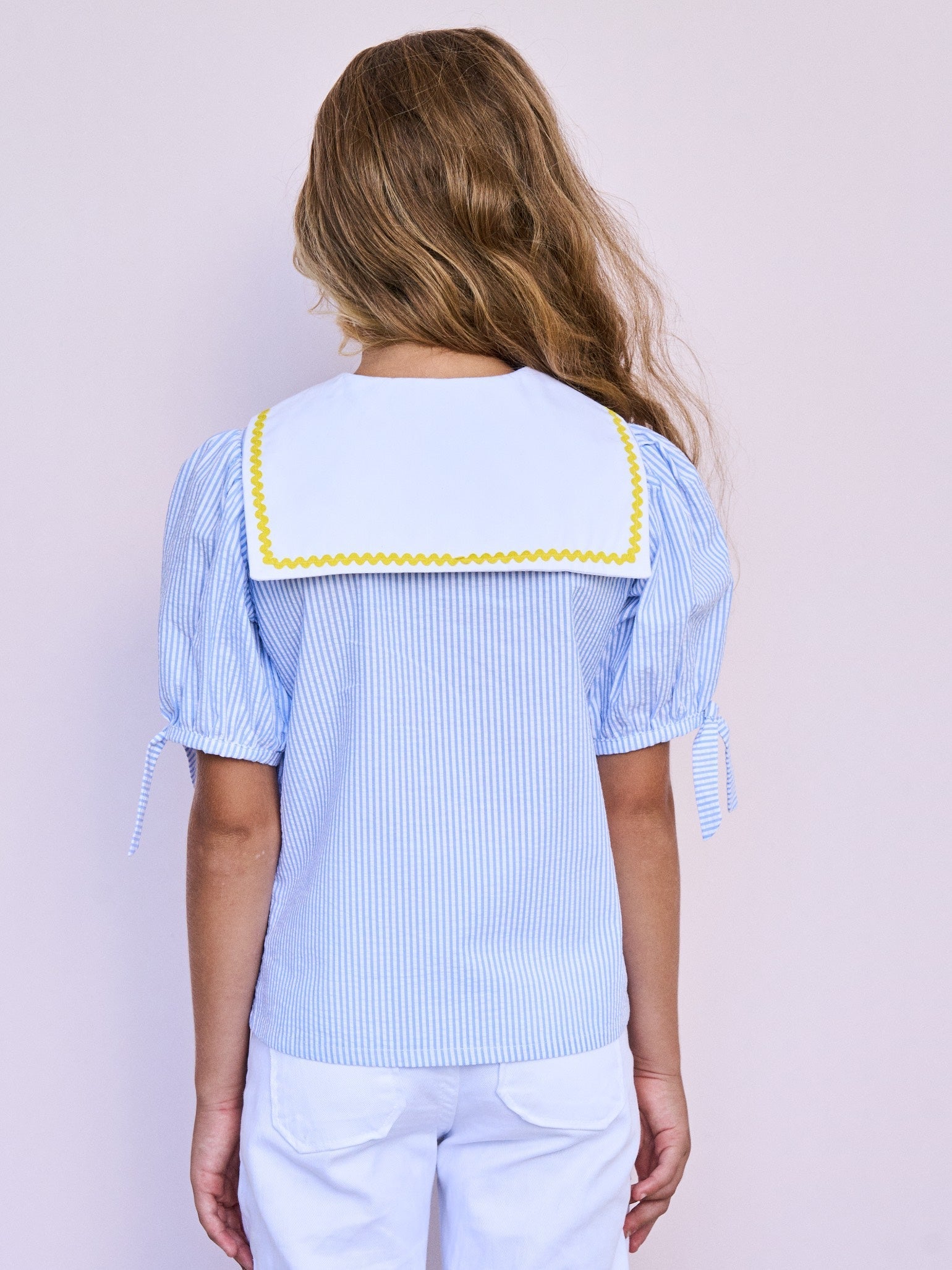 Blue Stripe Georgina Girl Shirt