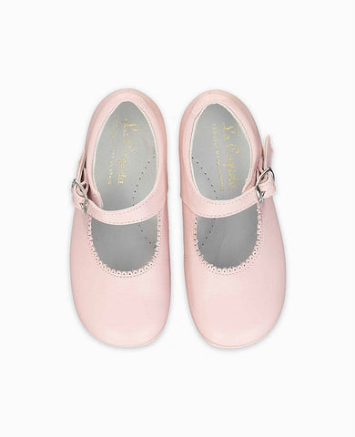 Light Pink Leather Toddler Mary Jane Shoes