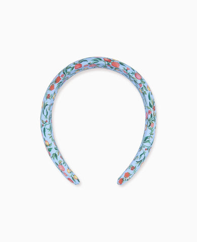 Blue Pomegranate Girl Wide Headband