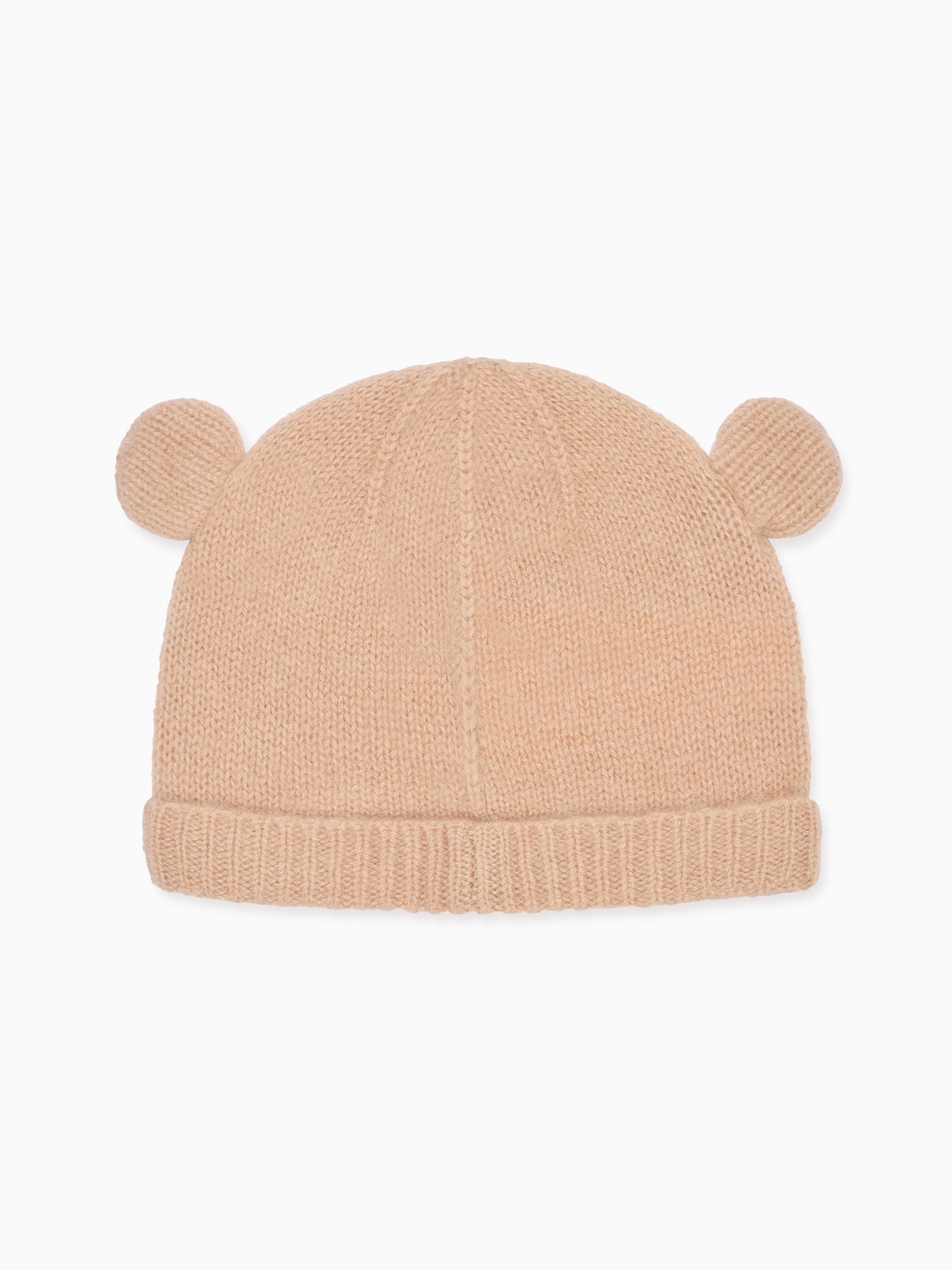 Camel Melange Gloria Cashmere Baby Hat