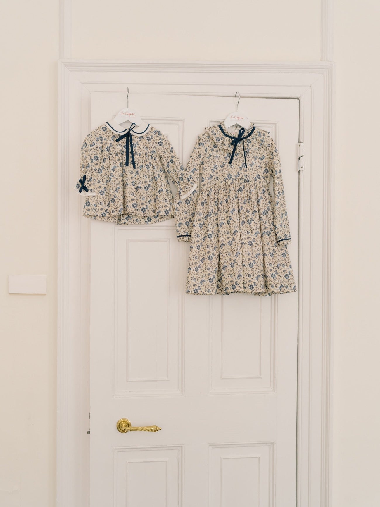 Blue Floral Granada Baby Girl Set