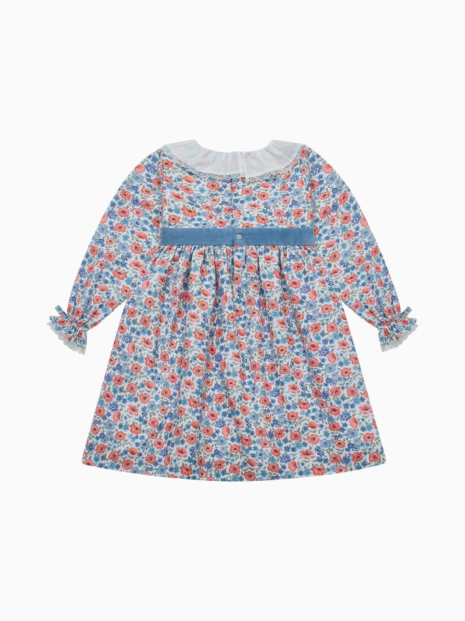 Pink Floral Helena Girl Dress
