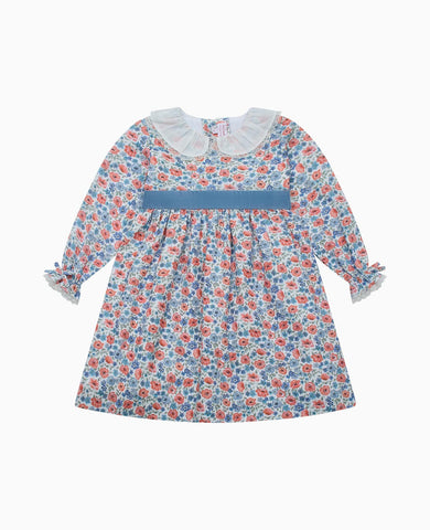 Pink Floral Helena Girl Dress