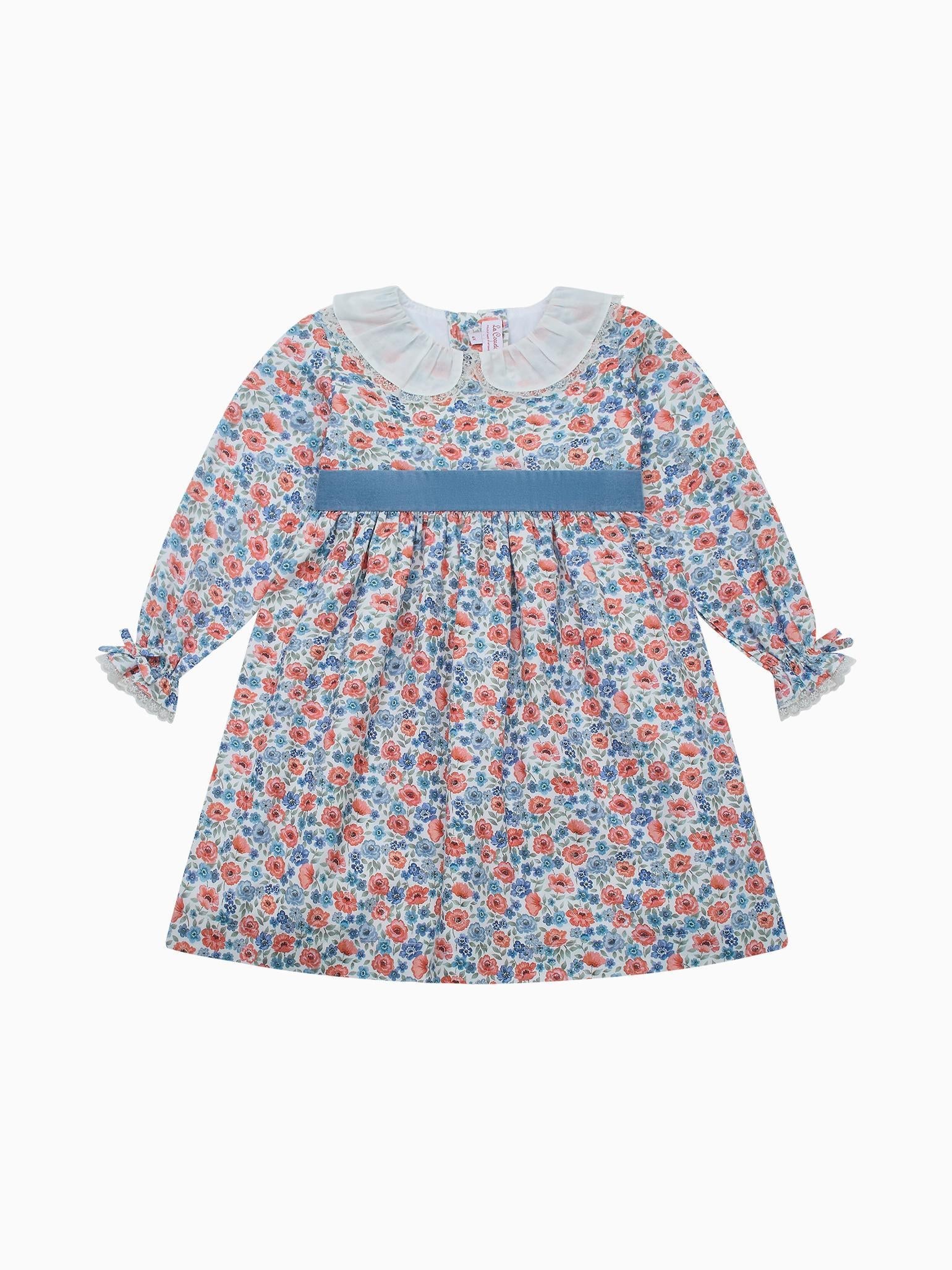 Pink Floral Helena Girl Dress