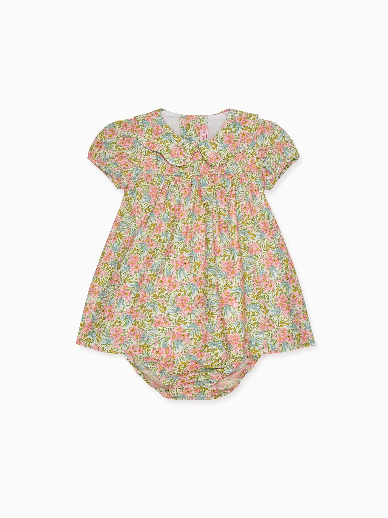 Pink Floral Hestia Baby Girl Made With Liberty Fabric Set