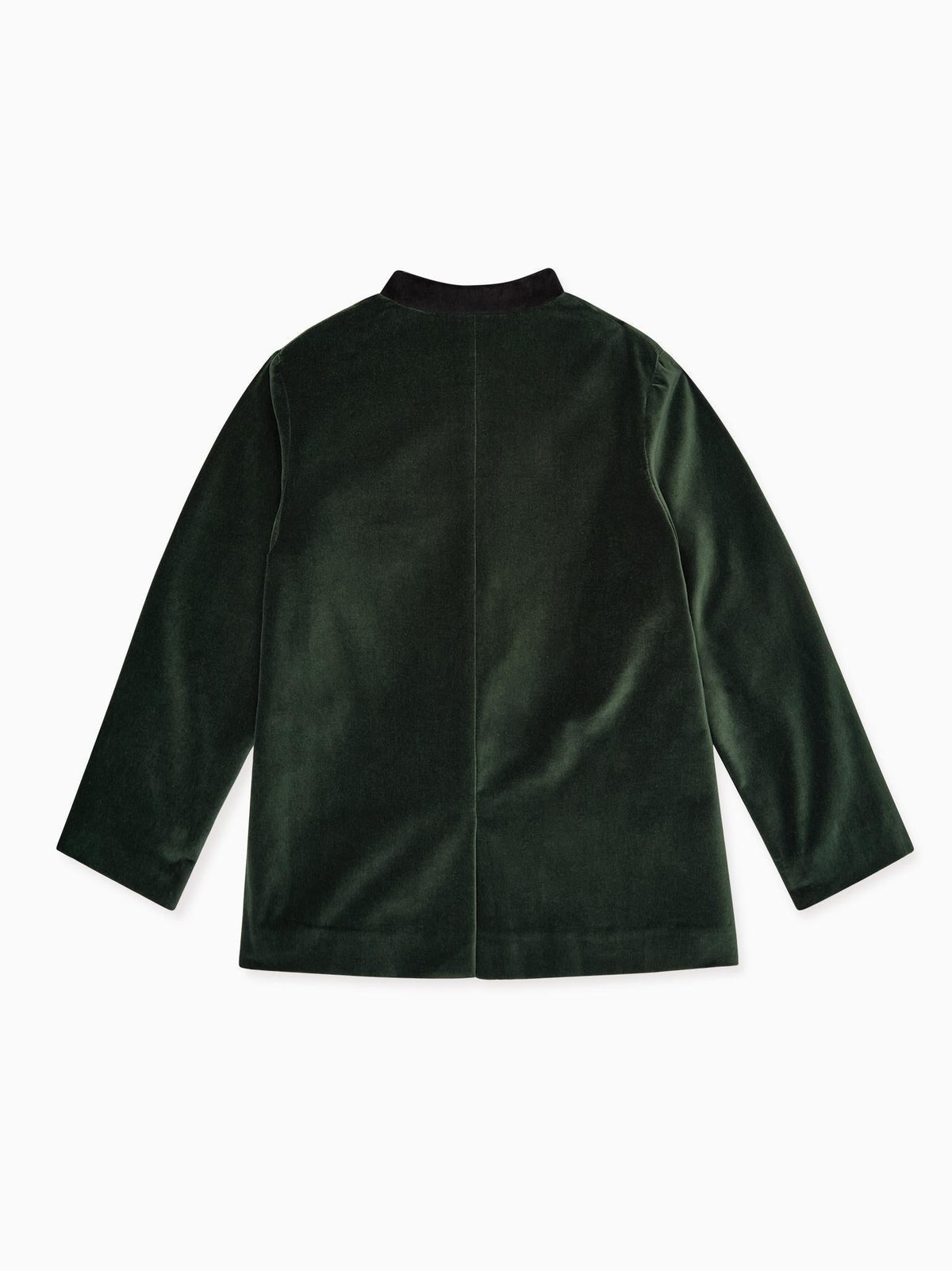 Dark Green Hugo Velvet Boy Jacket