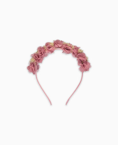 Dusty Pink Iria Flower Girl Headband