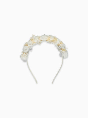 Ivory Iria Flower Girl Headband