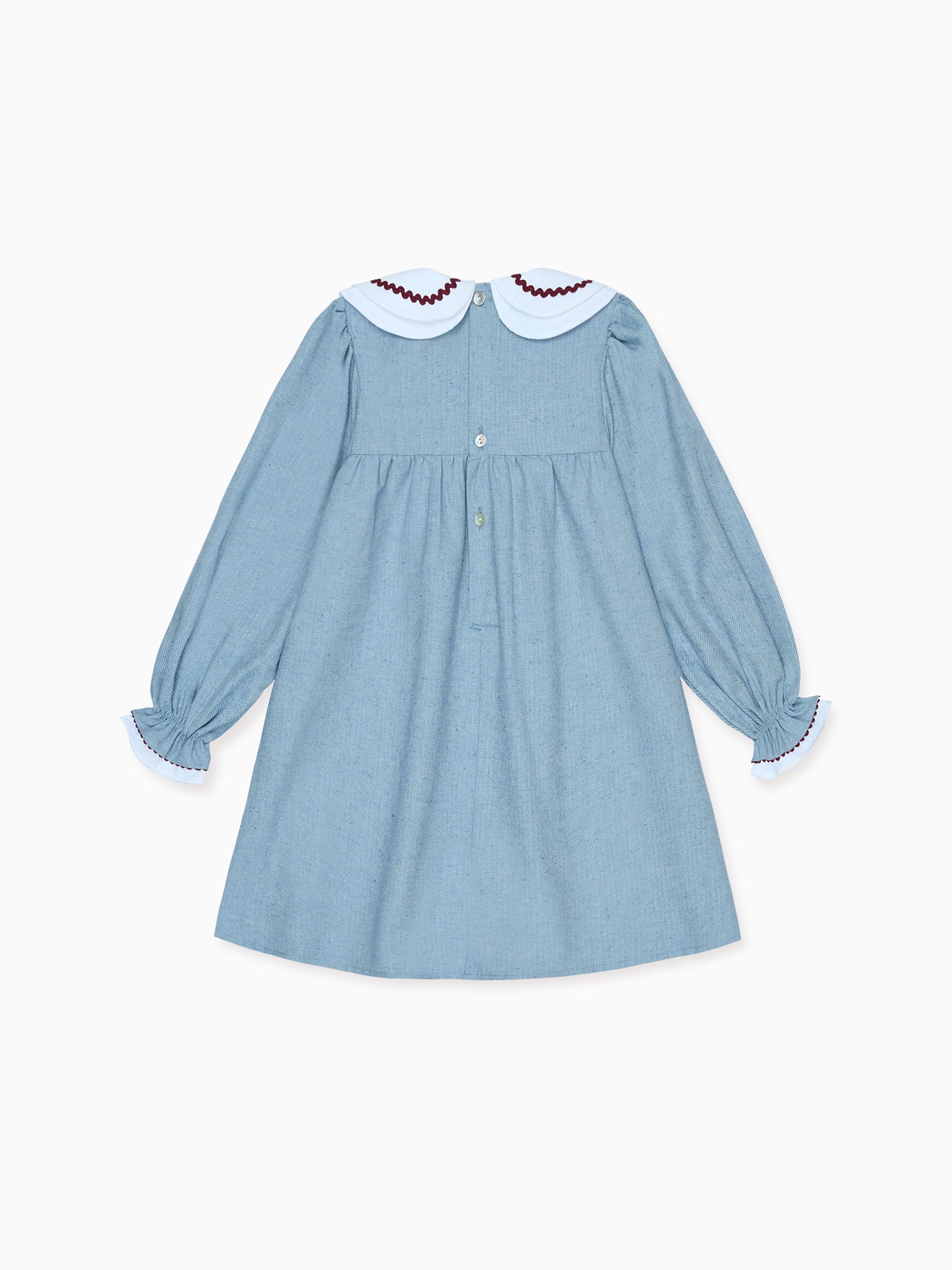 Blue Iris Girl Empire Dress