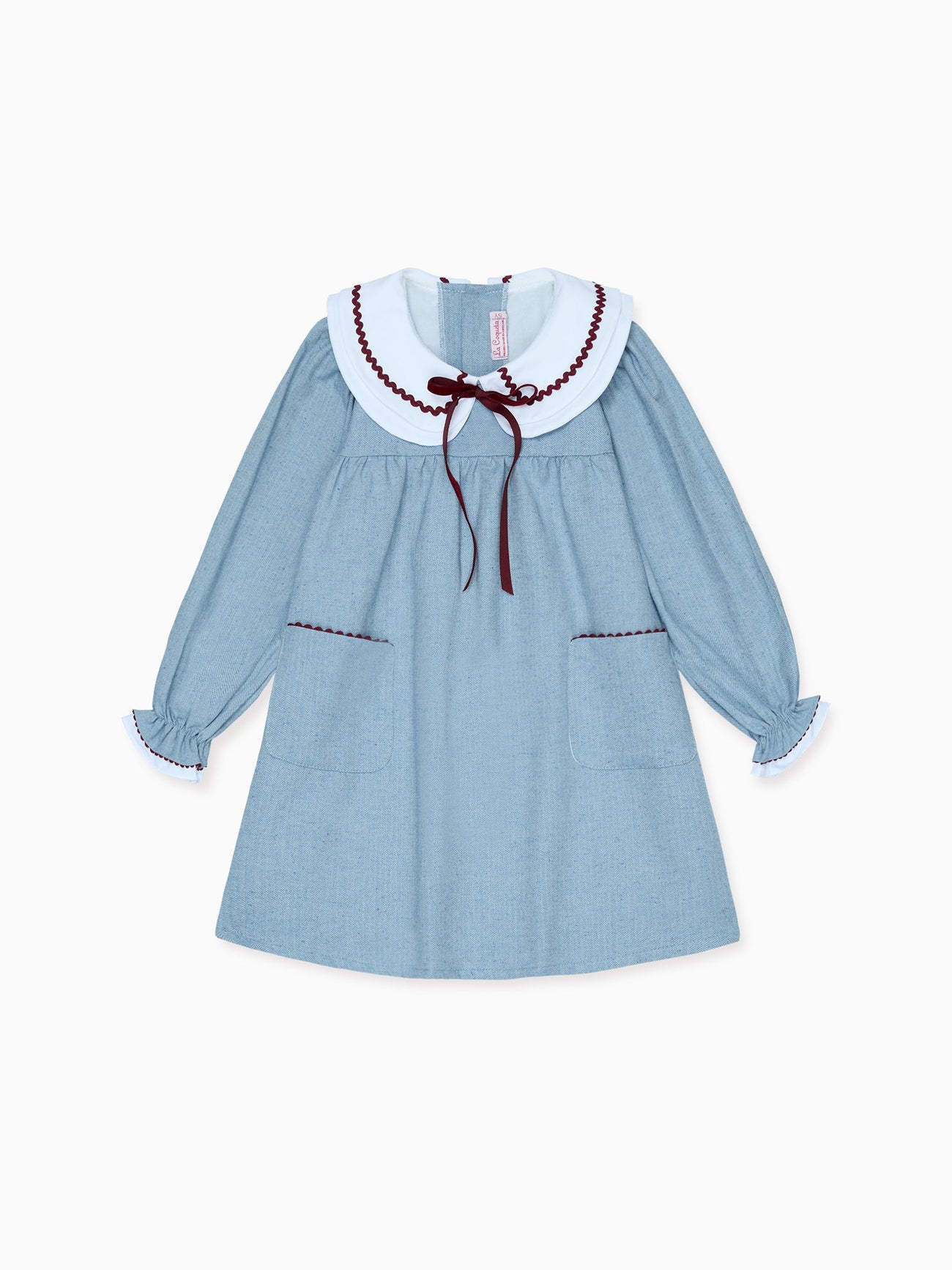 Blue Iris Girl Empire Dress