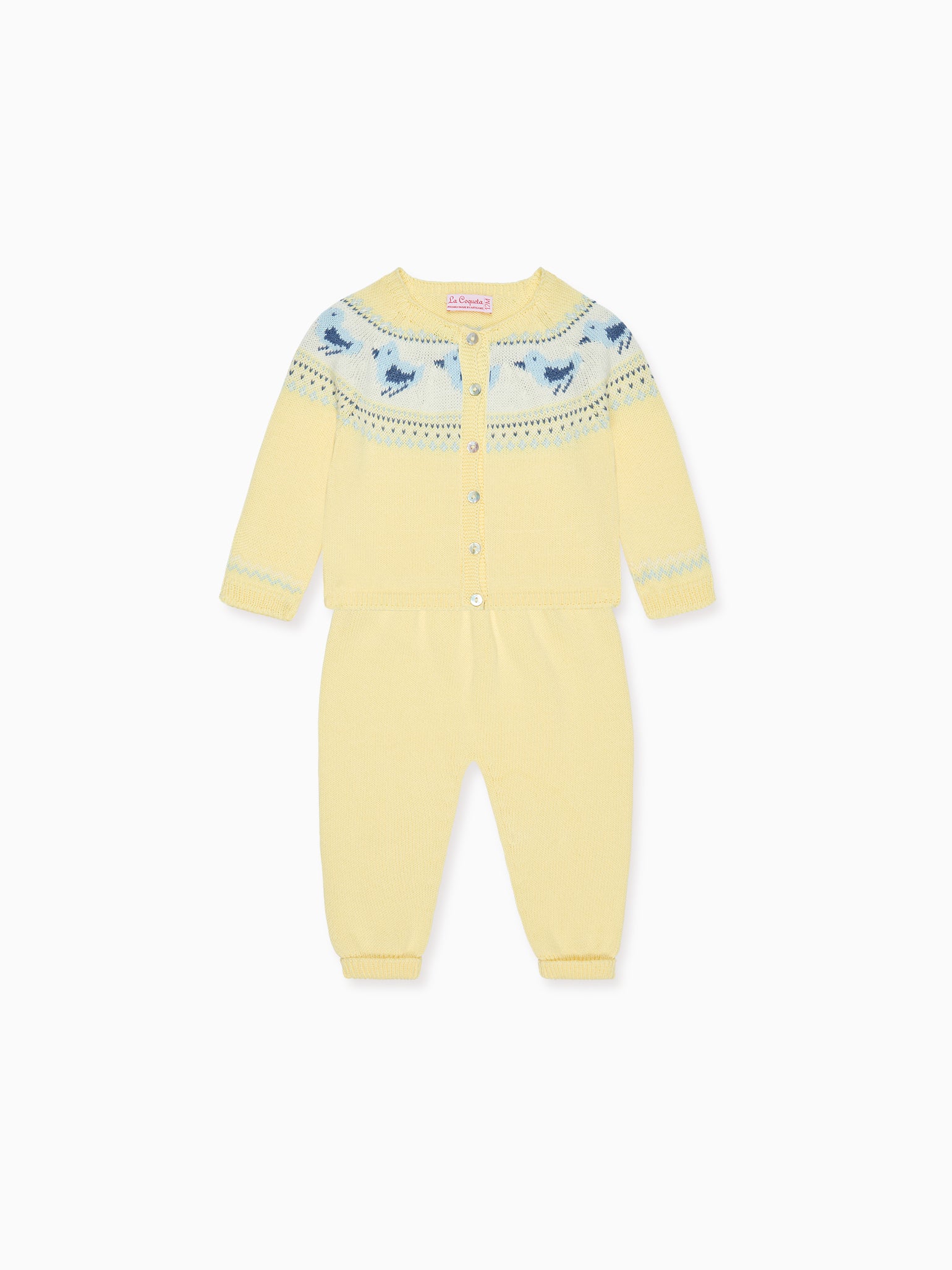 Lemon Isa Cotton Baby Knitted Set