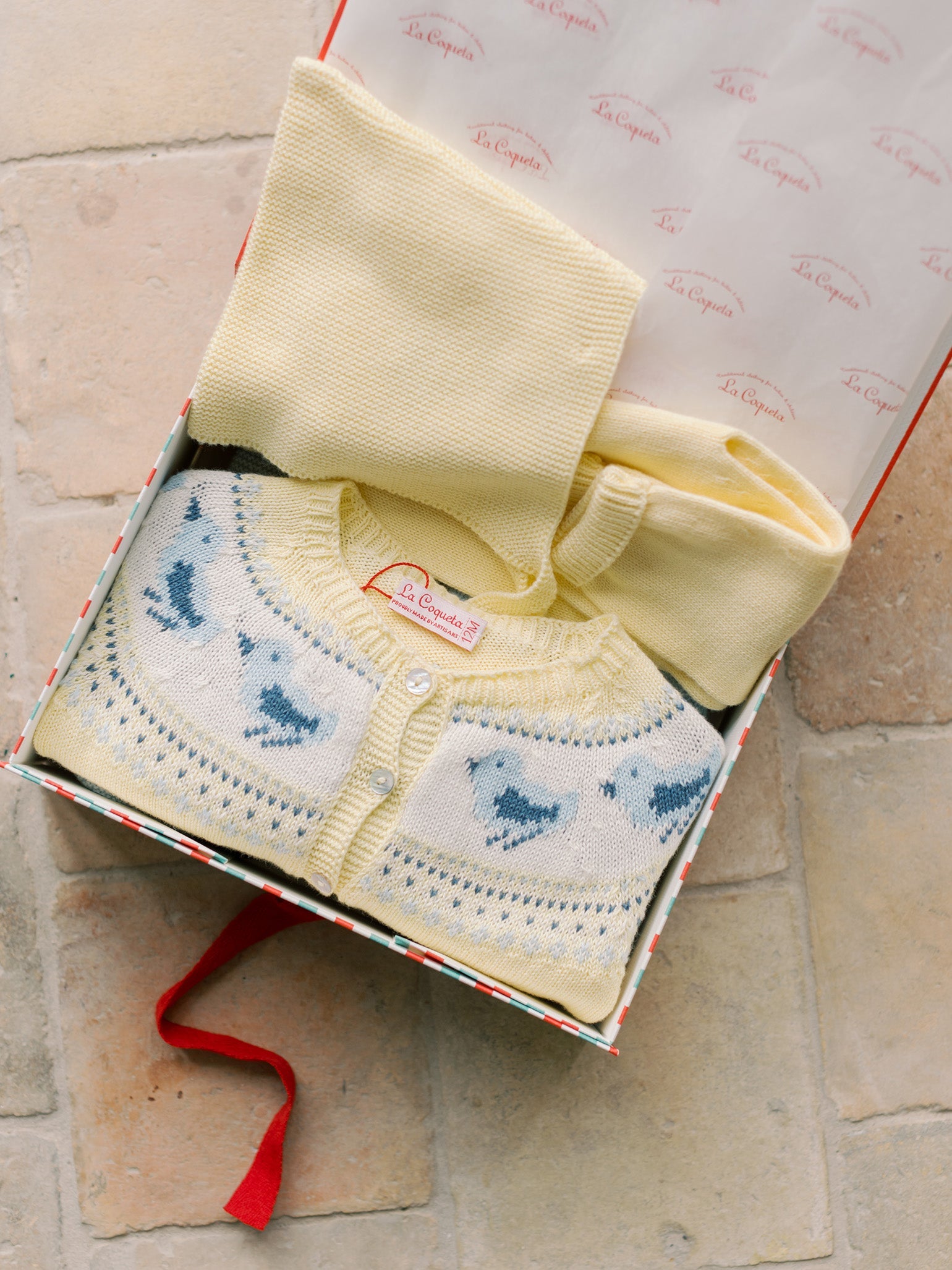 Lemon Isa Cotton Baby Knitted Set