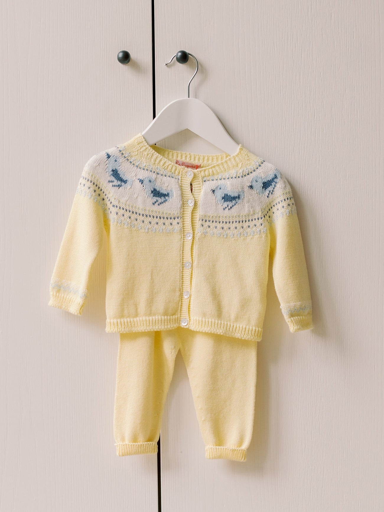 Lemon Isa Cotton Baby Knitted Set