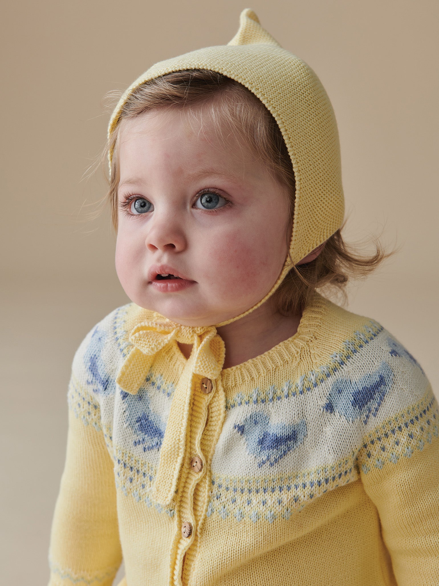 Lemon Isa Cotton Baby Knitted Set