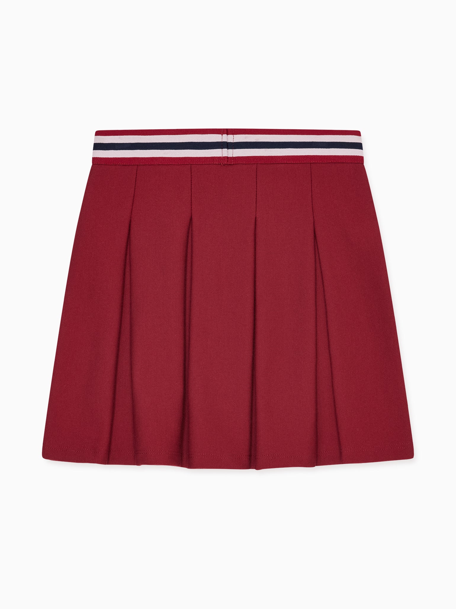 Burgundy Isabela Girl Pleated Skirt