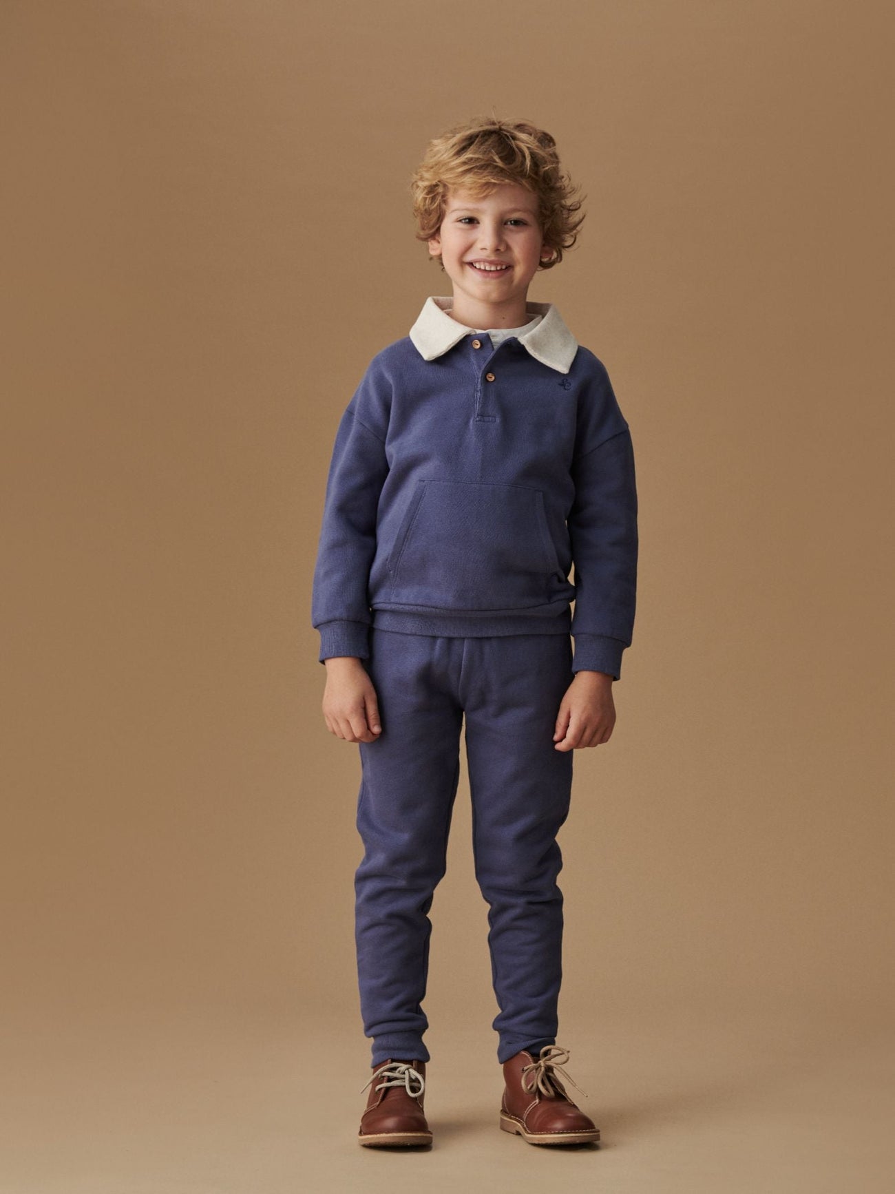 Dark Blue Sammi Kids Jogging Bottoms