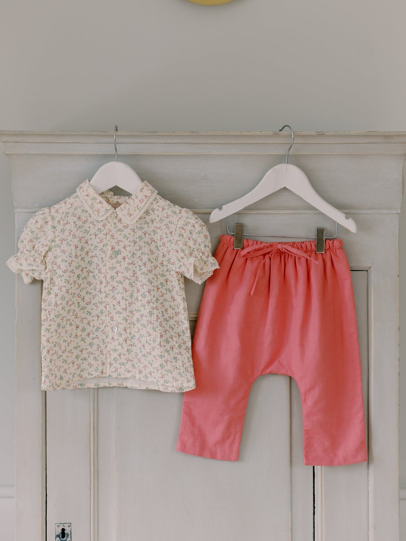 Dusty Pink Alex Baby Girl Trousers