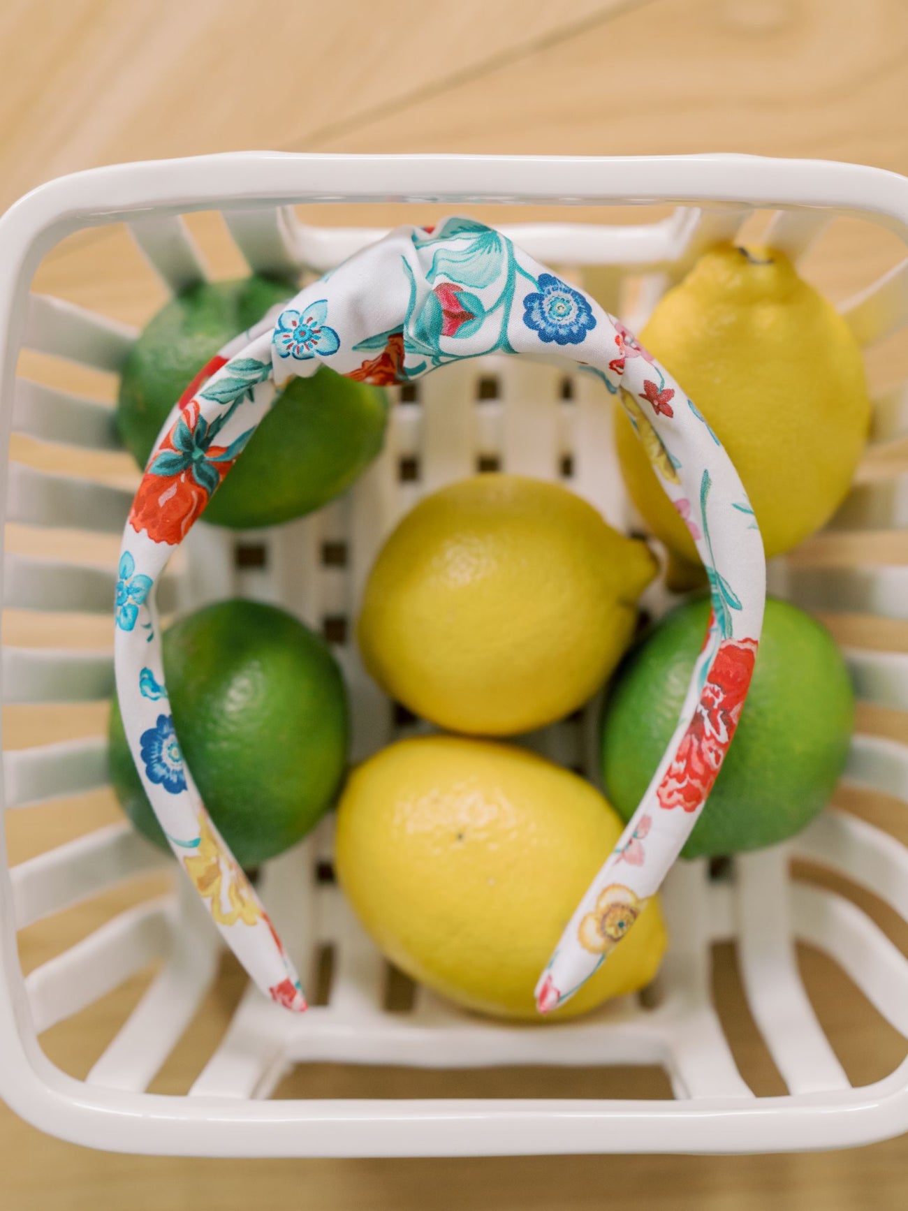 Ivory Rose Girl Top Knot Headband