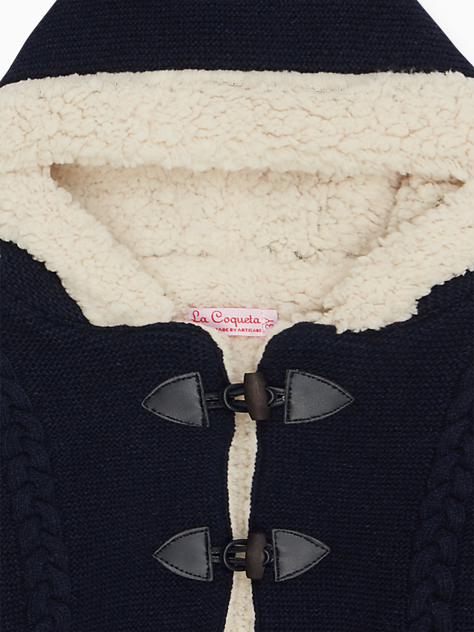 Navy Jimena Merino Baby Wool Jacket