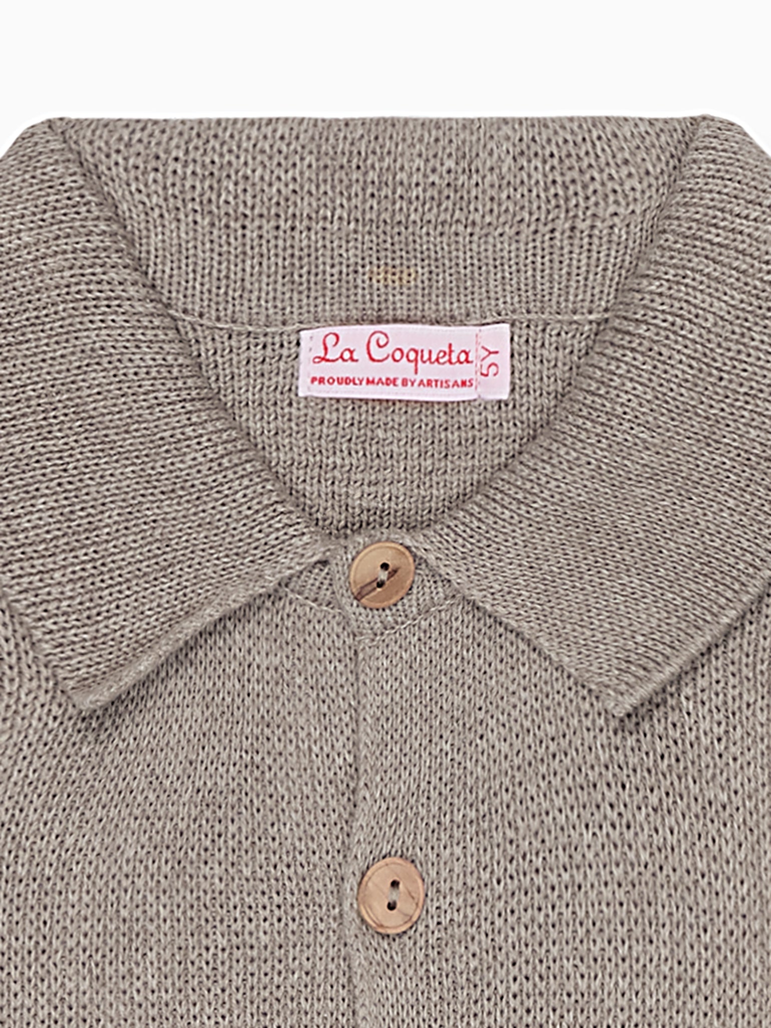 Camel Jorge Cotton Boy Cardigan