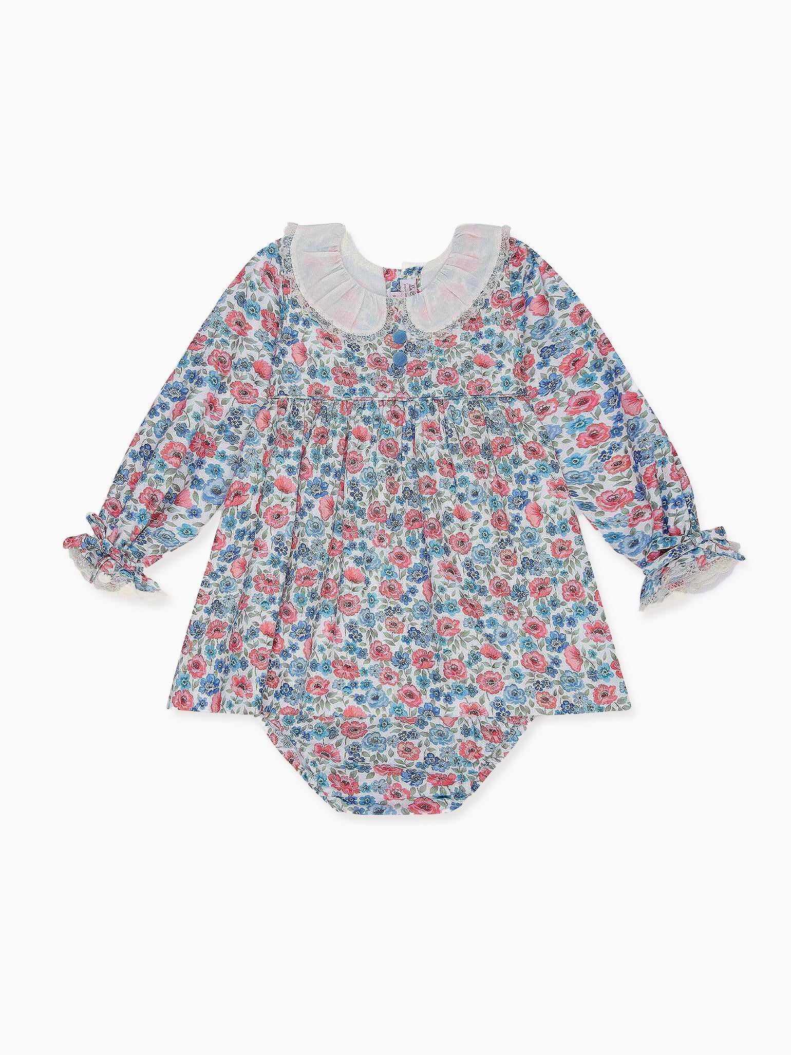 Pink Floral Juliana Baby Girl Set
