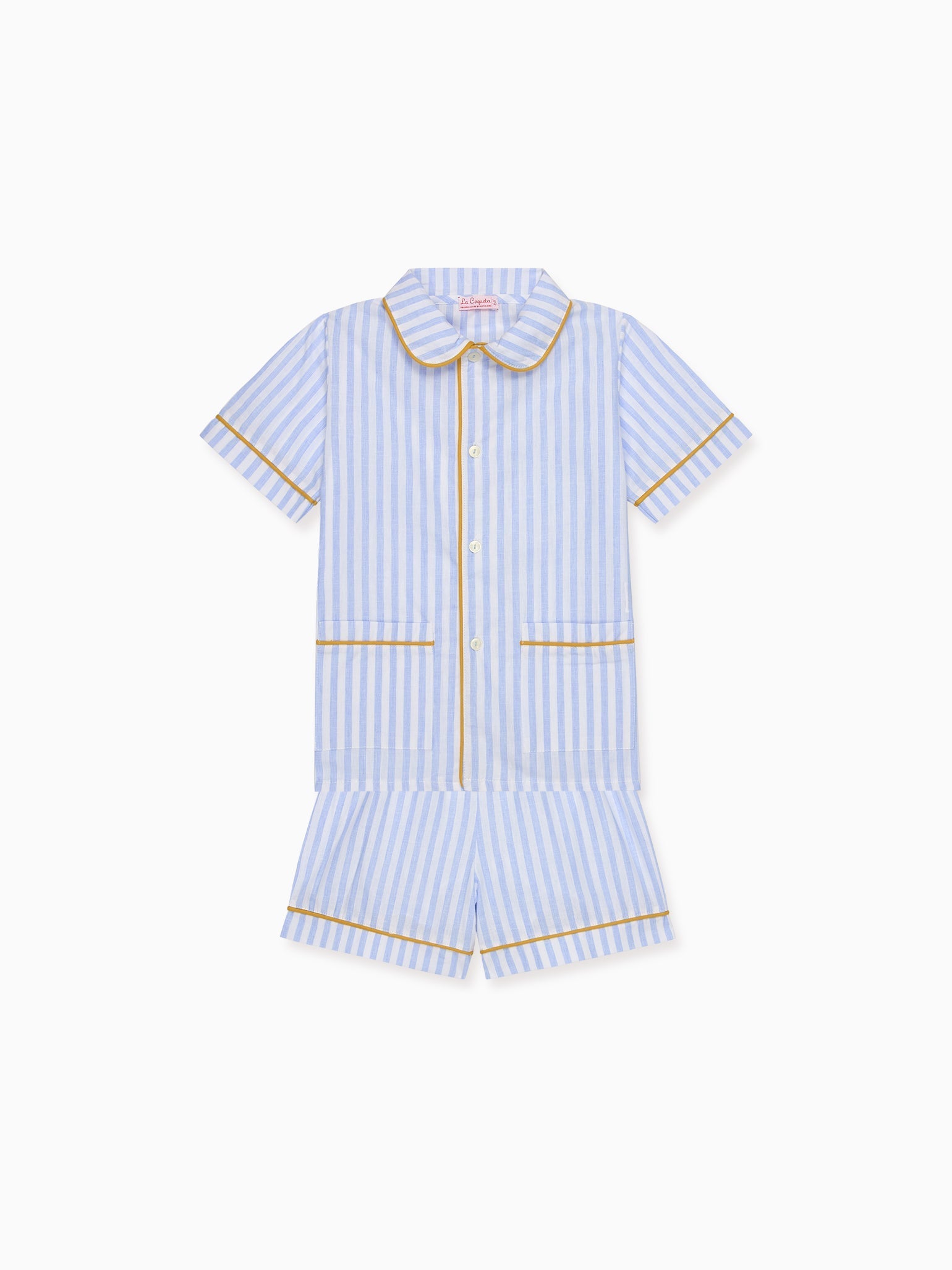Light Blue Stripe Kai Kids Pyjamas