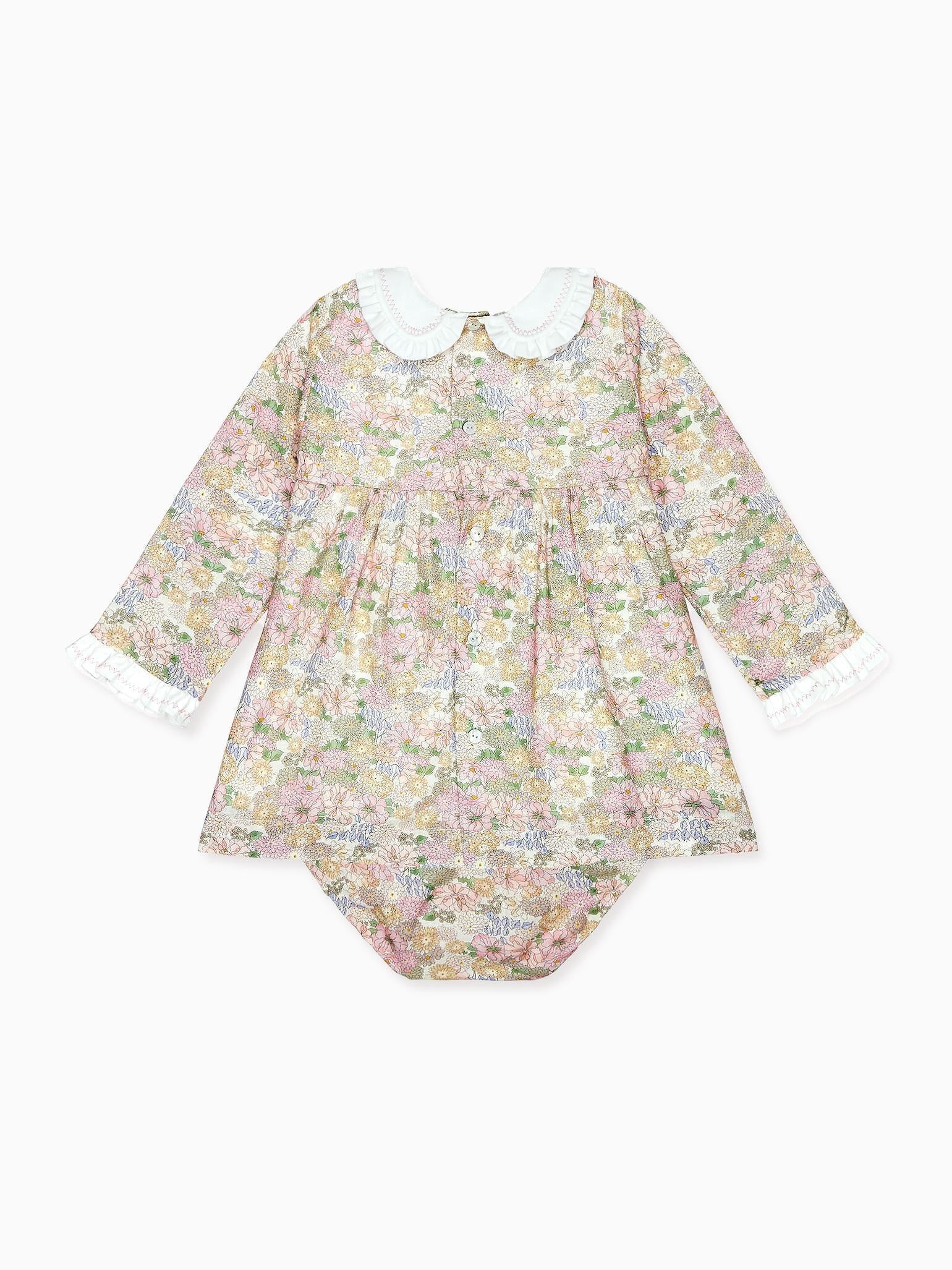 Pink Floral Laura Baby Girl Set