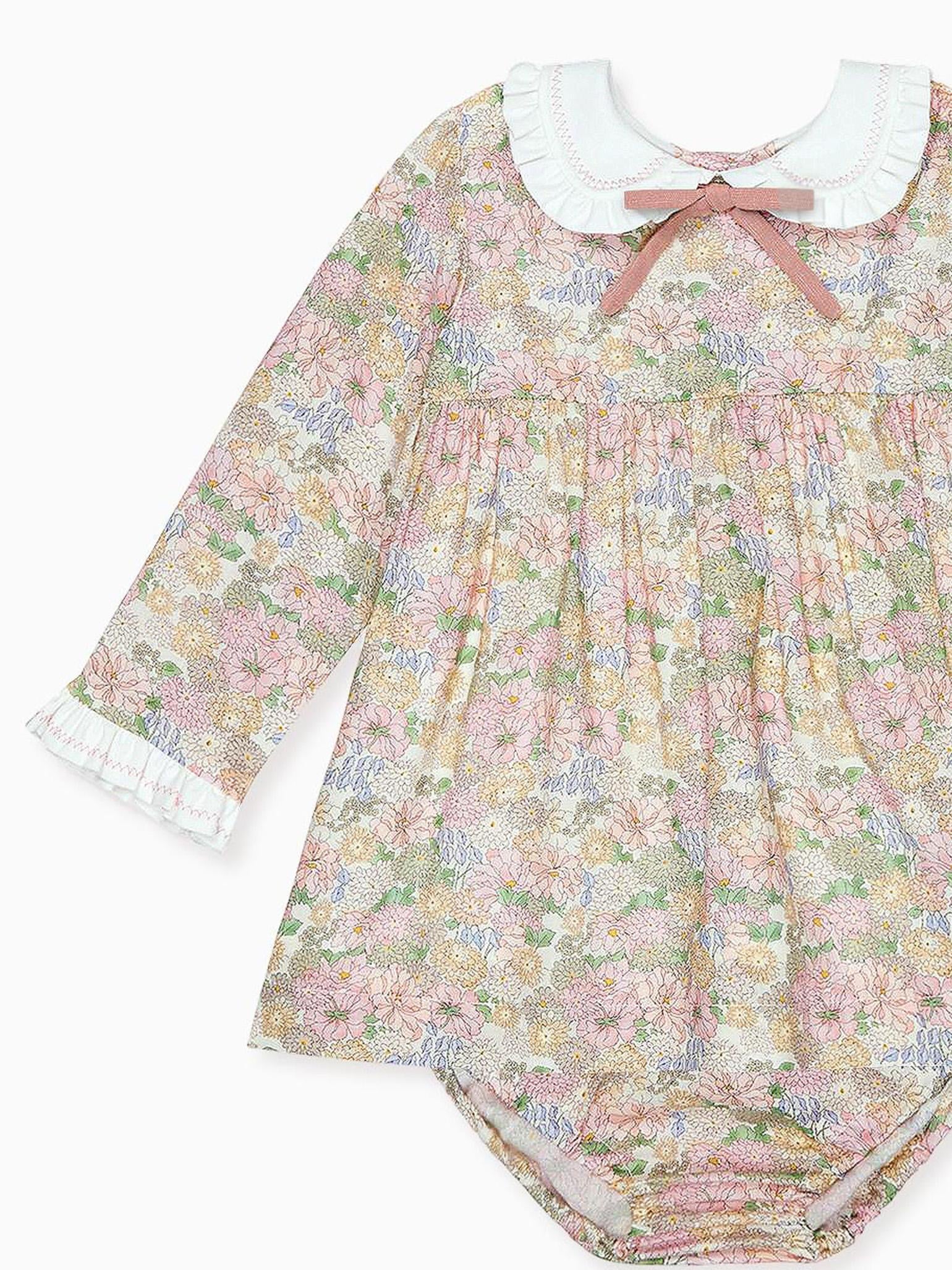 Pink Floral Laura Baby Girl Set