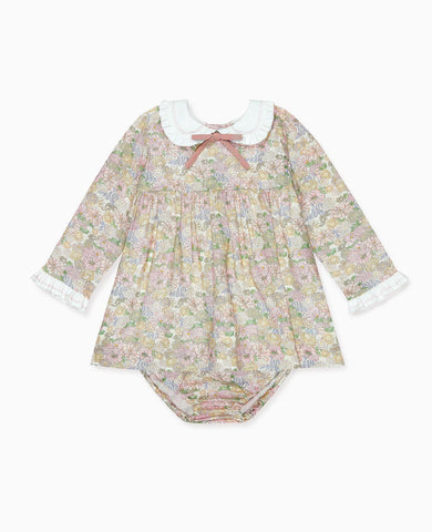 Pink Floral Laura Baby Girl Set