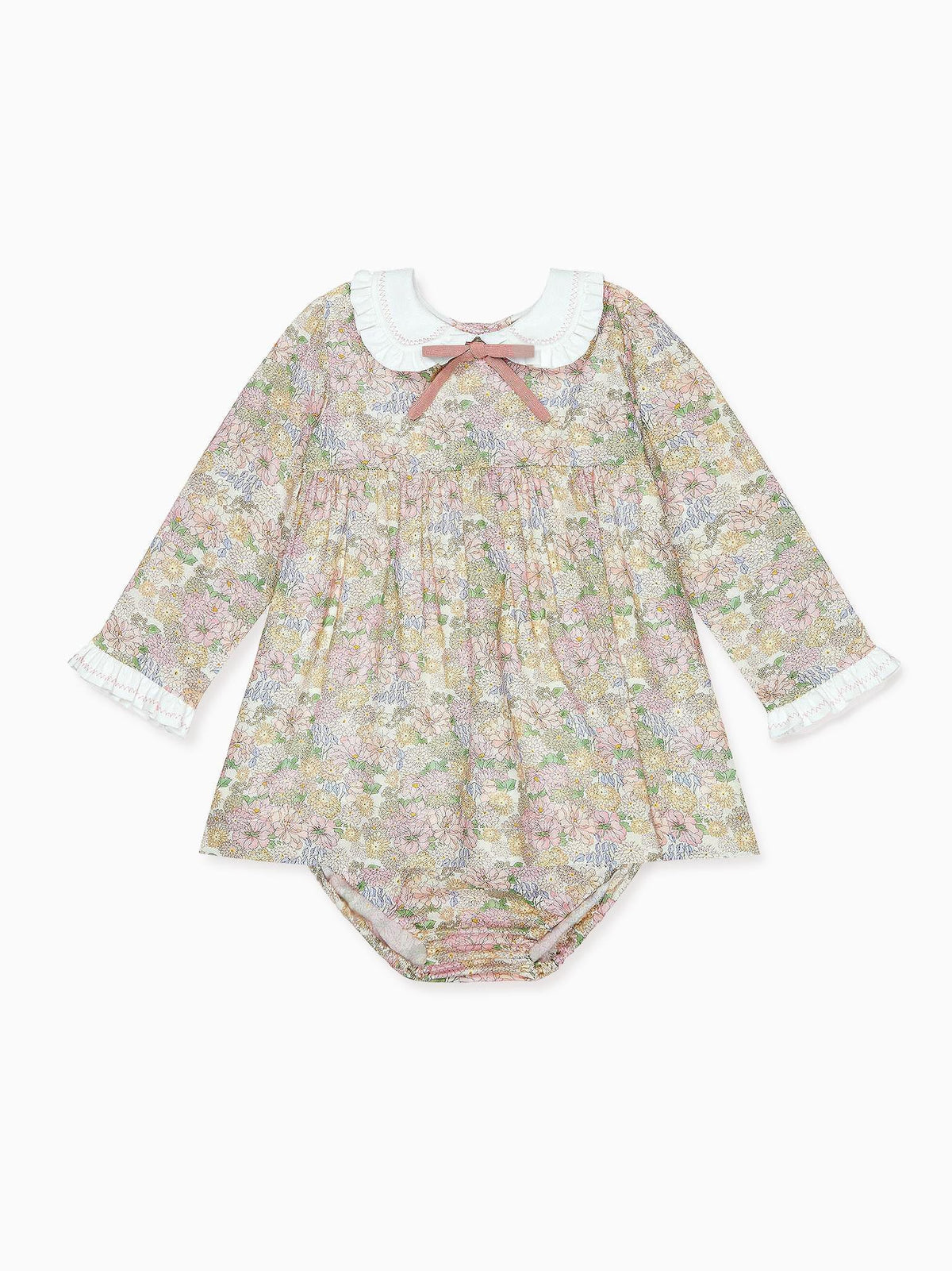 Pink Floral Laura Baby Girl Set