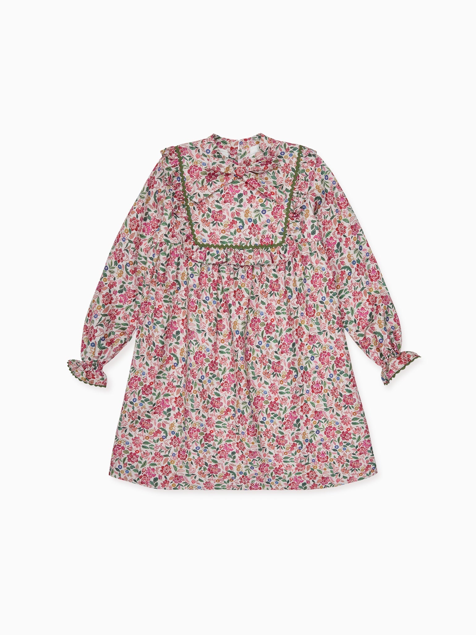 Pink Floral Laurelia Girl Empire Dress
