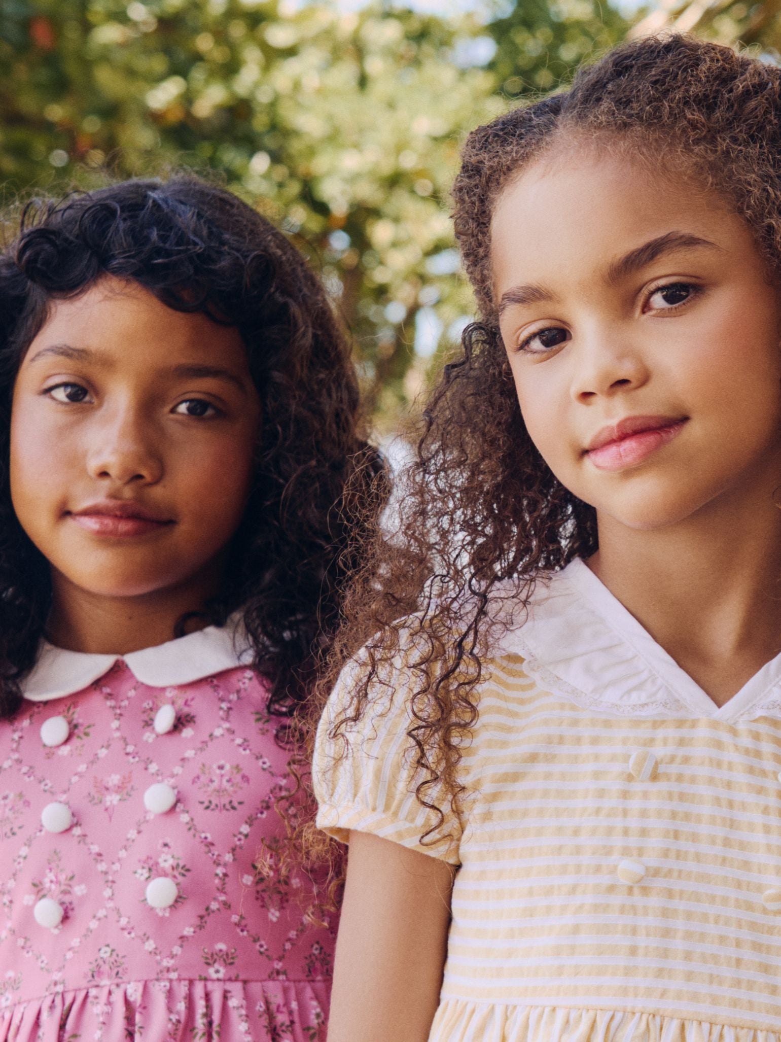 Lemon Stripe Liliana Girl Dress | La Coqueta UK – La Coqueta Kids