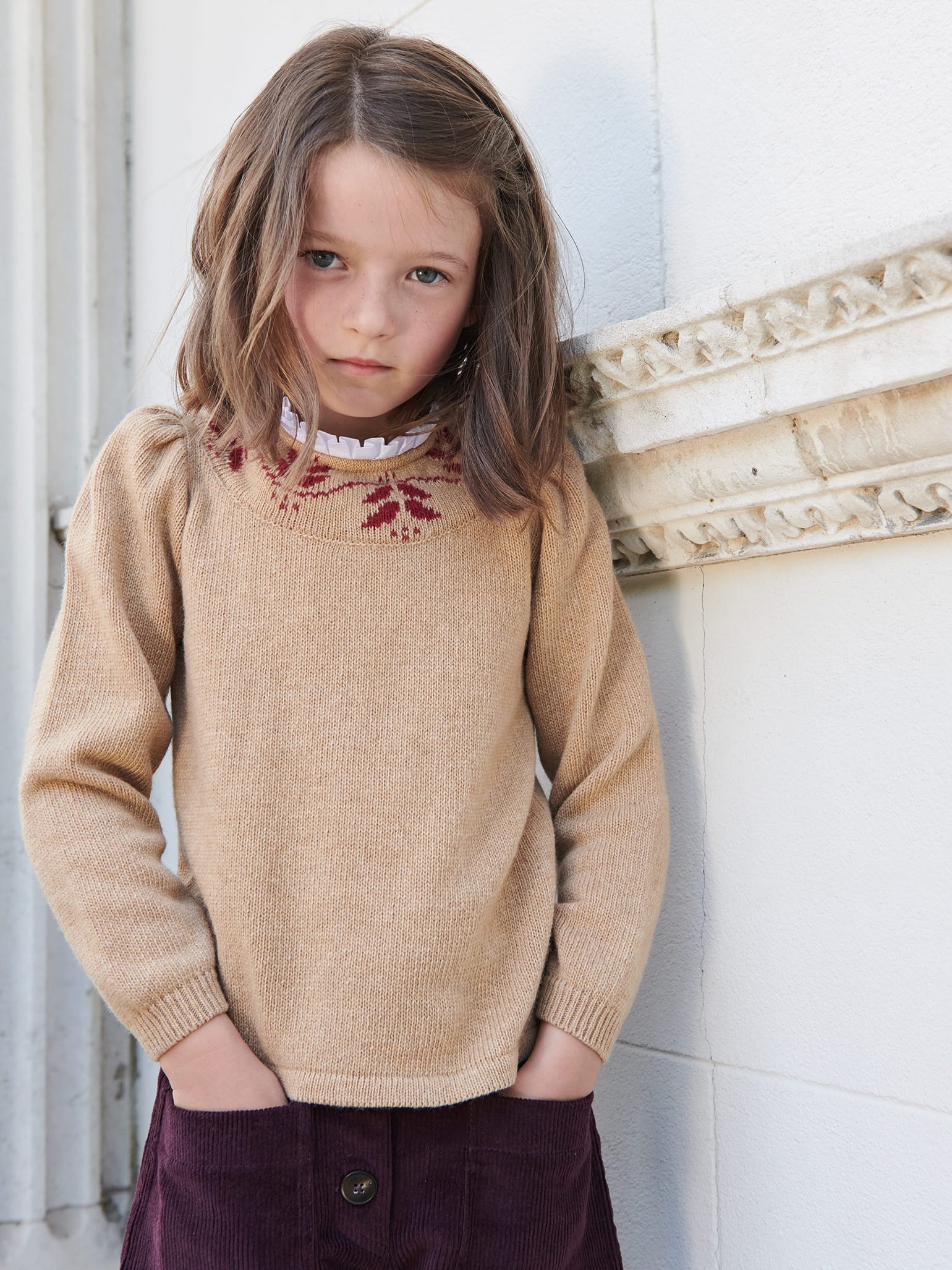 Camel Lidia Merino Girl Jumper