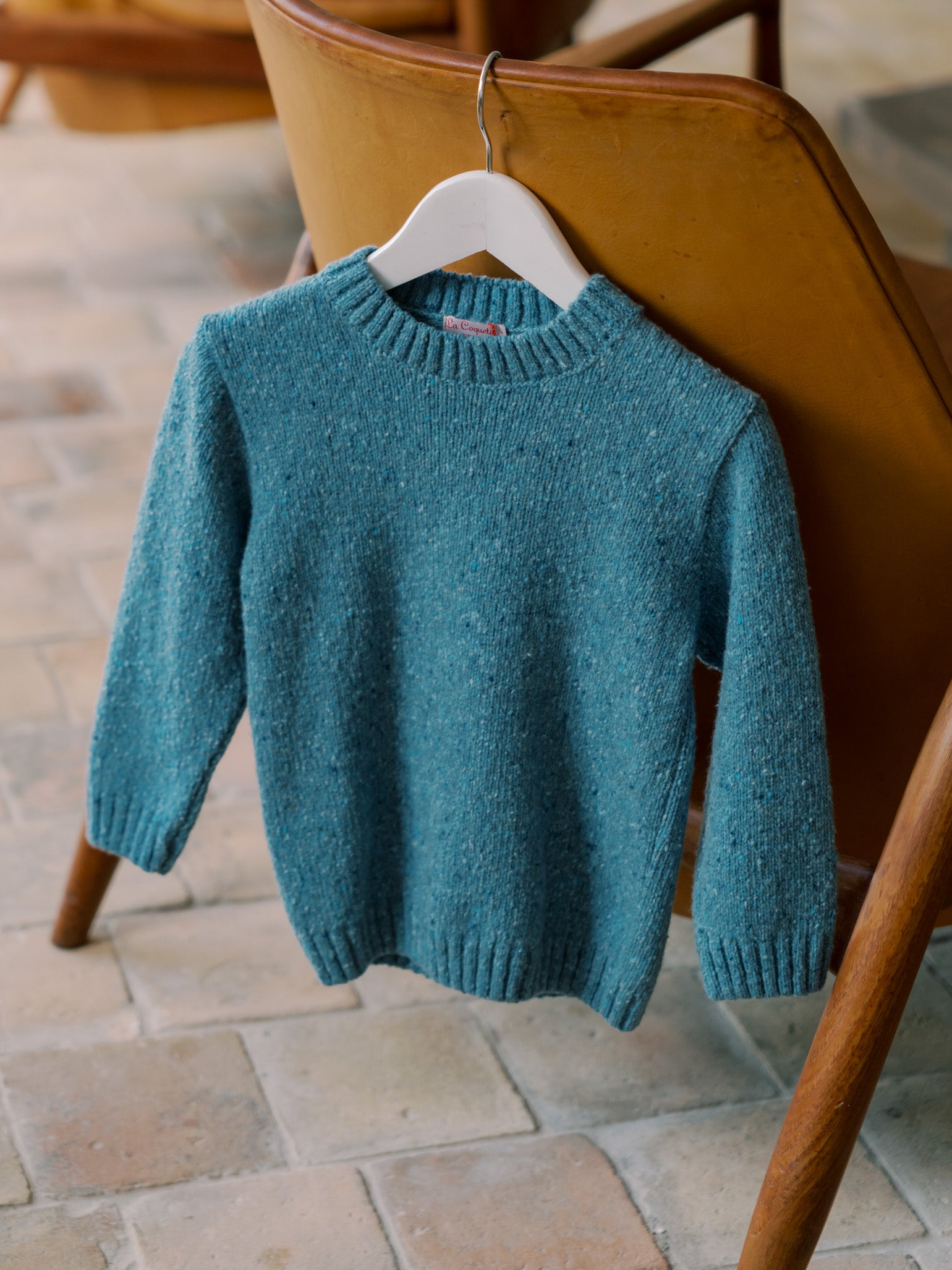 Light Blue Bromo Merino Boy Jumper