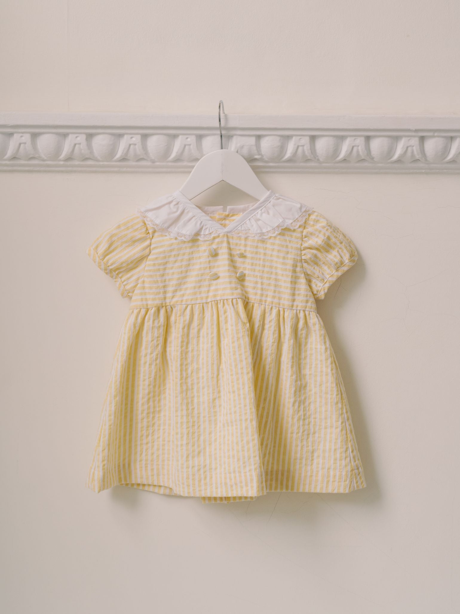 Lemon Stripe Liliana Baby Girl Set