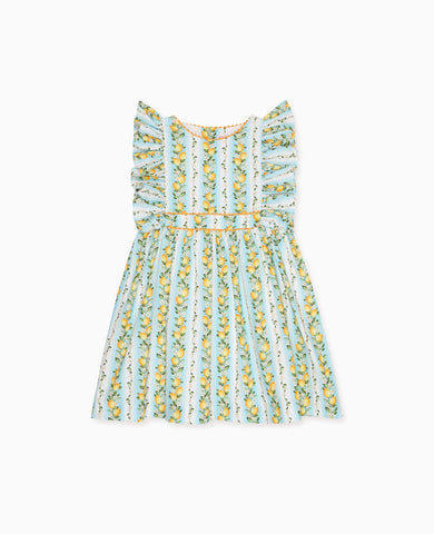 Blue Garland Limon Girl Dress