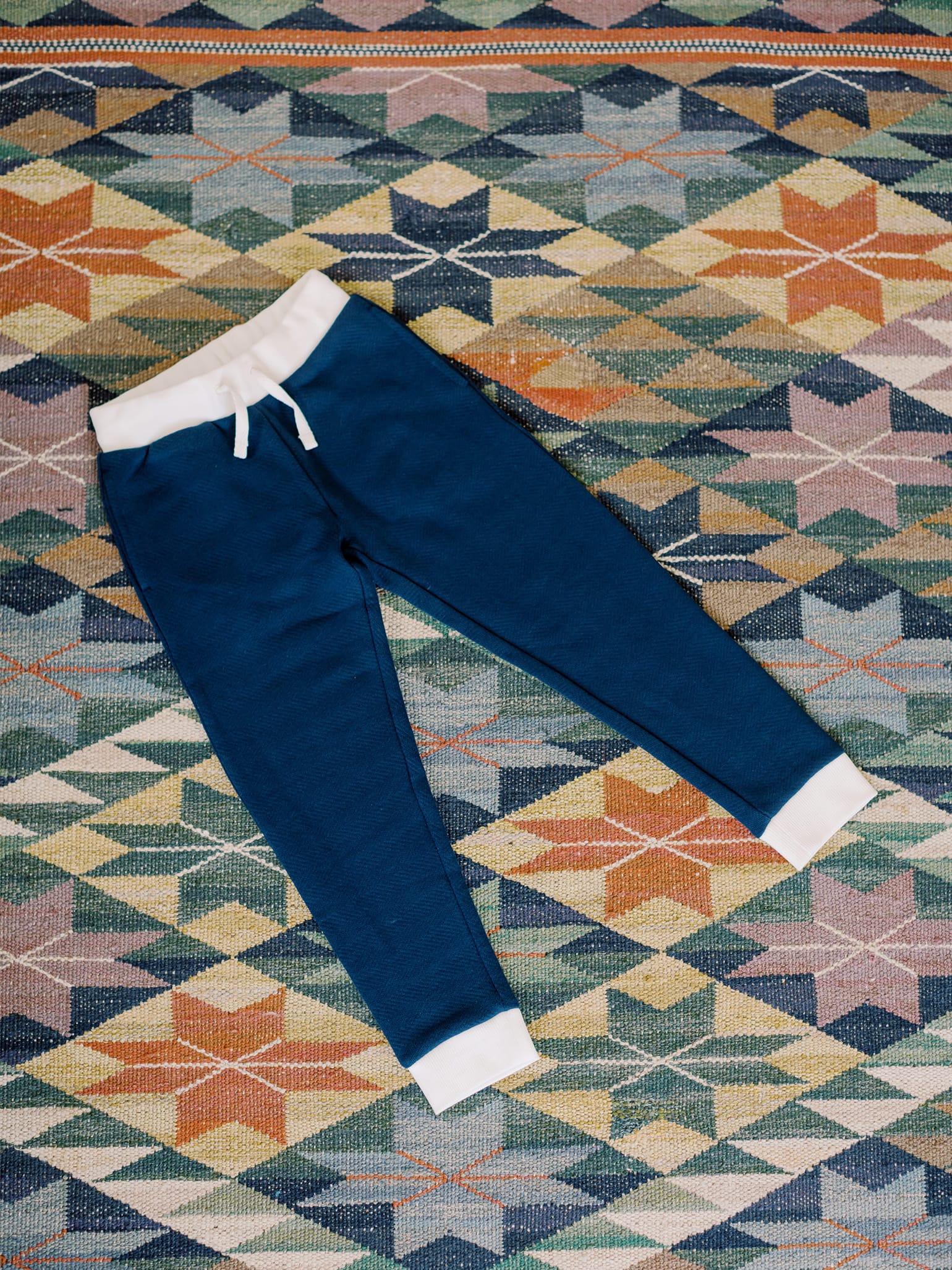 Navy Lionel Kids Jogging Bottoms