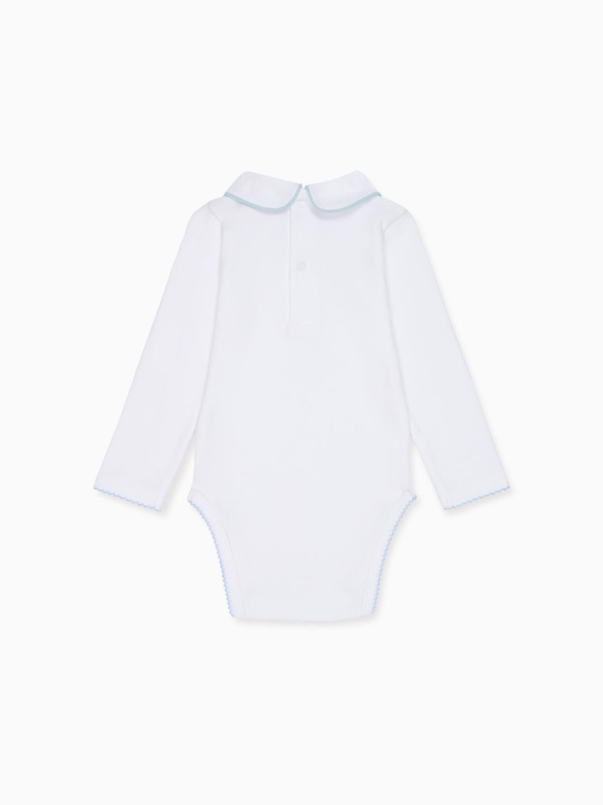 White & Blue Lirio Baby Body Vest