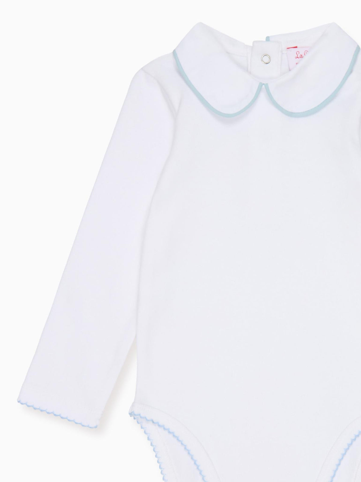 White & Blue Lirio Baby Body Vest