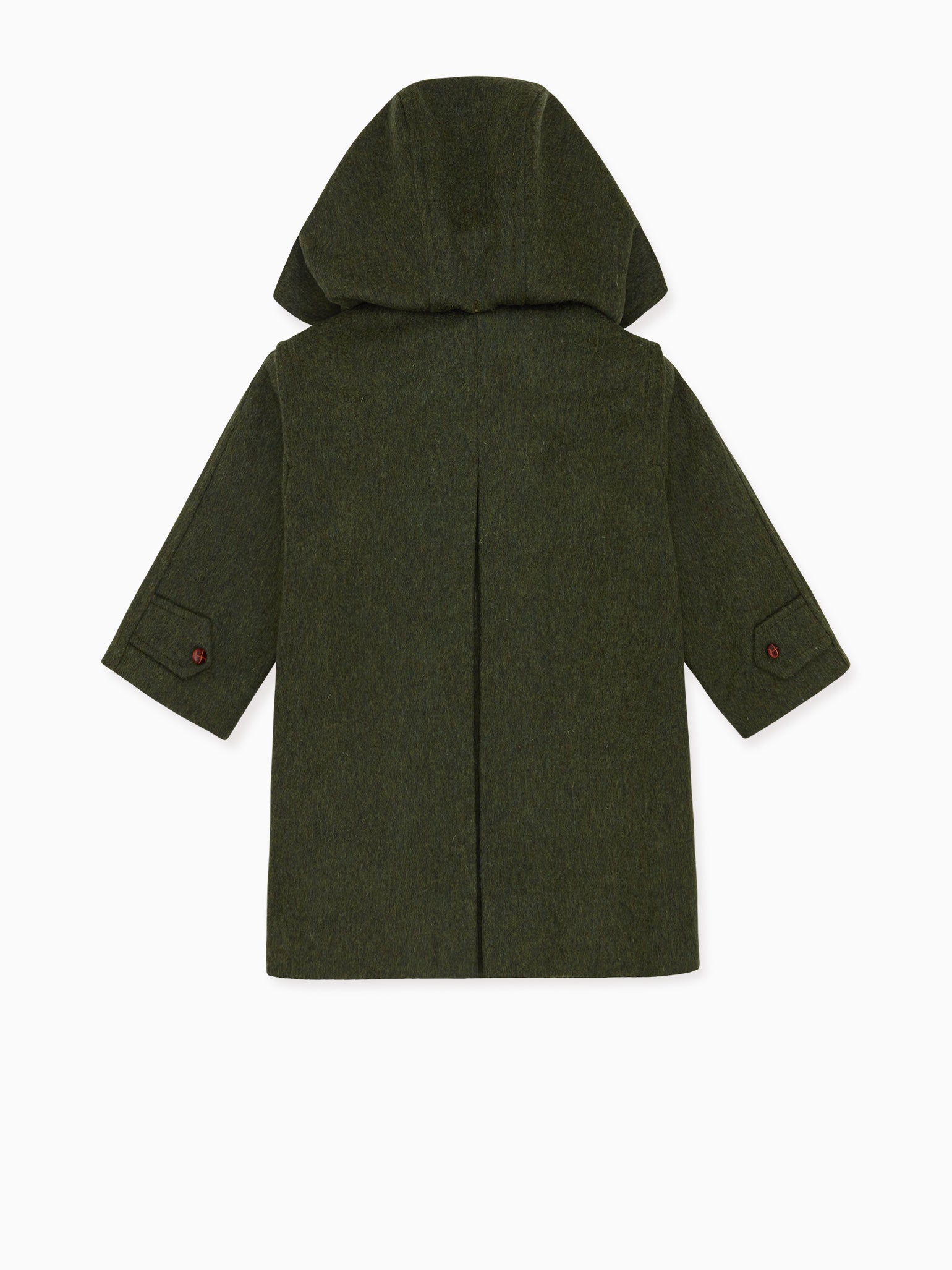 Green Loden Wool Kids Coat