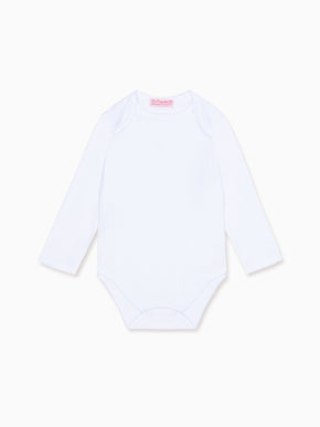 White Lonza Baby Body Vest