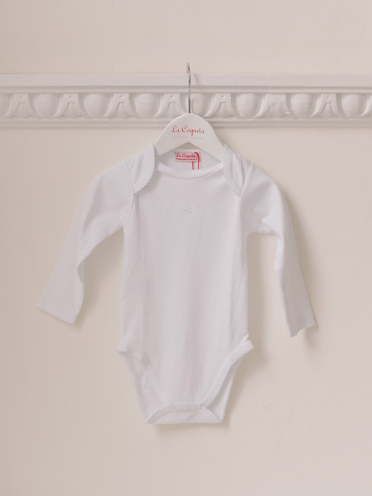 White Lonza Baby Body Vest